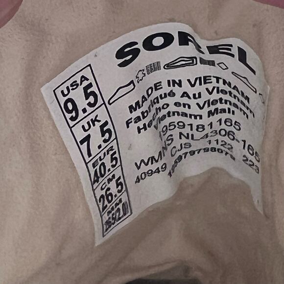 Sorel Brex Heel Lace Waterproof Boot Bleached Ceramic NL4306165 Women 9.5 - Picture 10 of 10